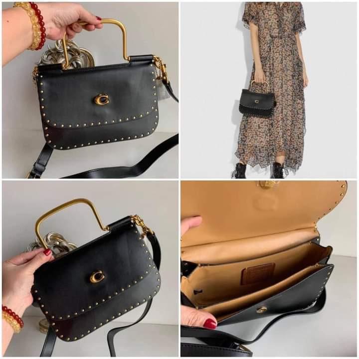 coach ellie crossbody with rivets