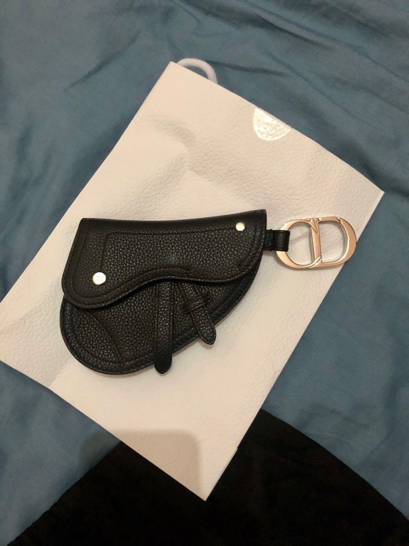 dior saddle key ring