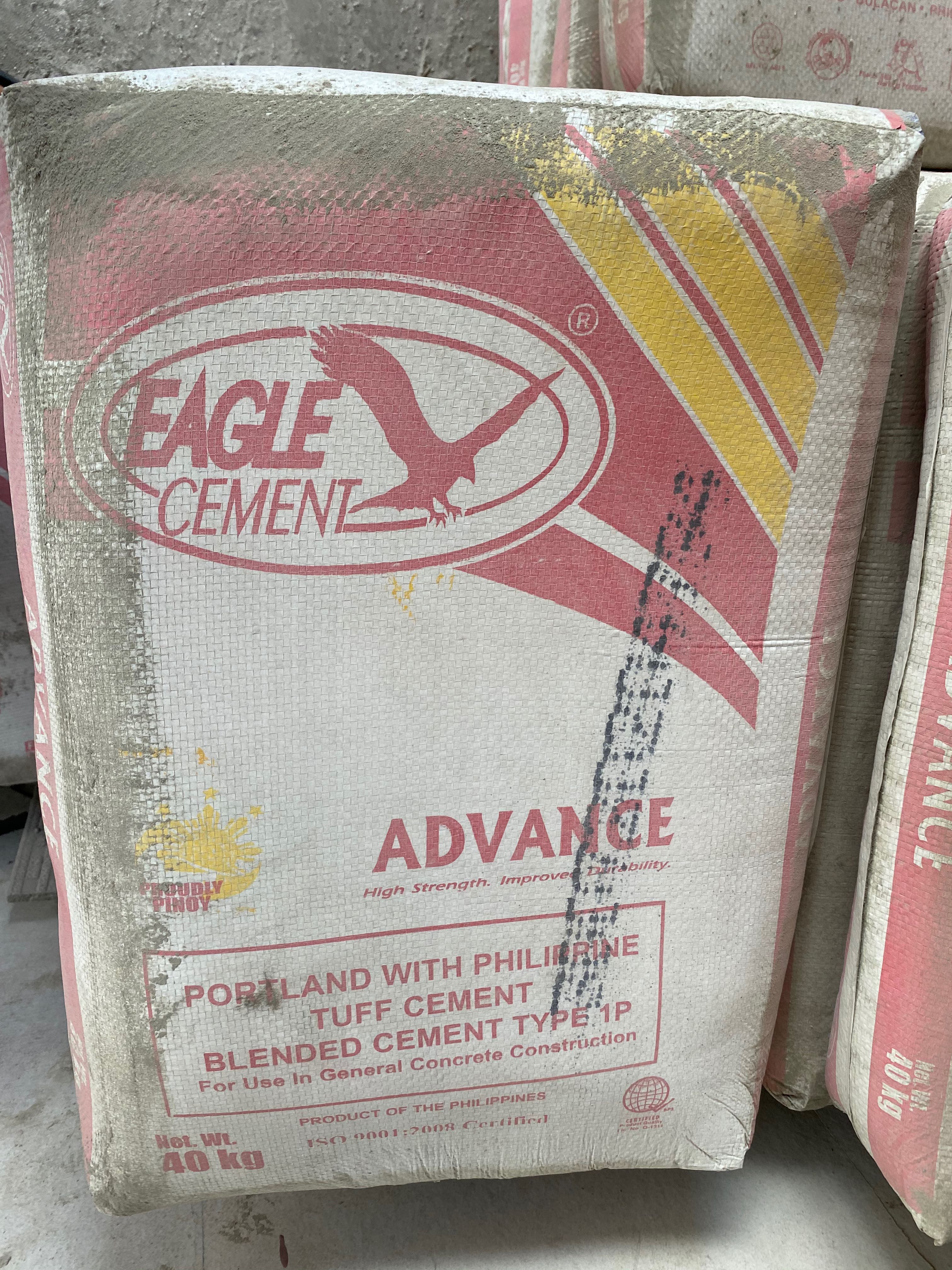 The volume of cement in a bag (25 kg, 40 kg, 50 kg): calculation and table