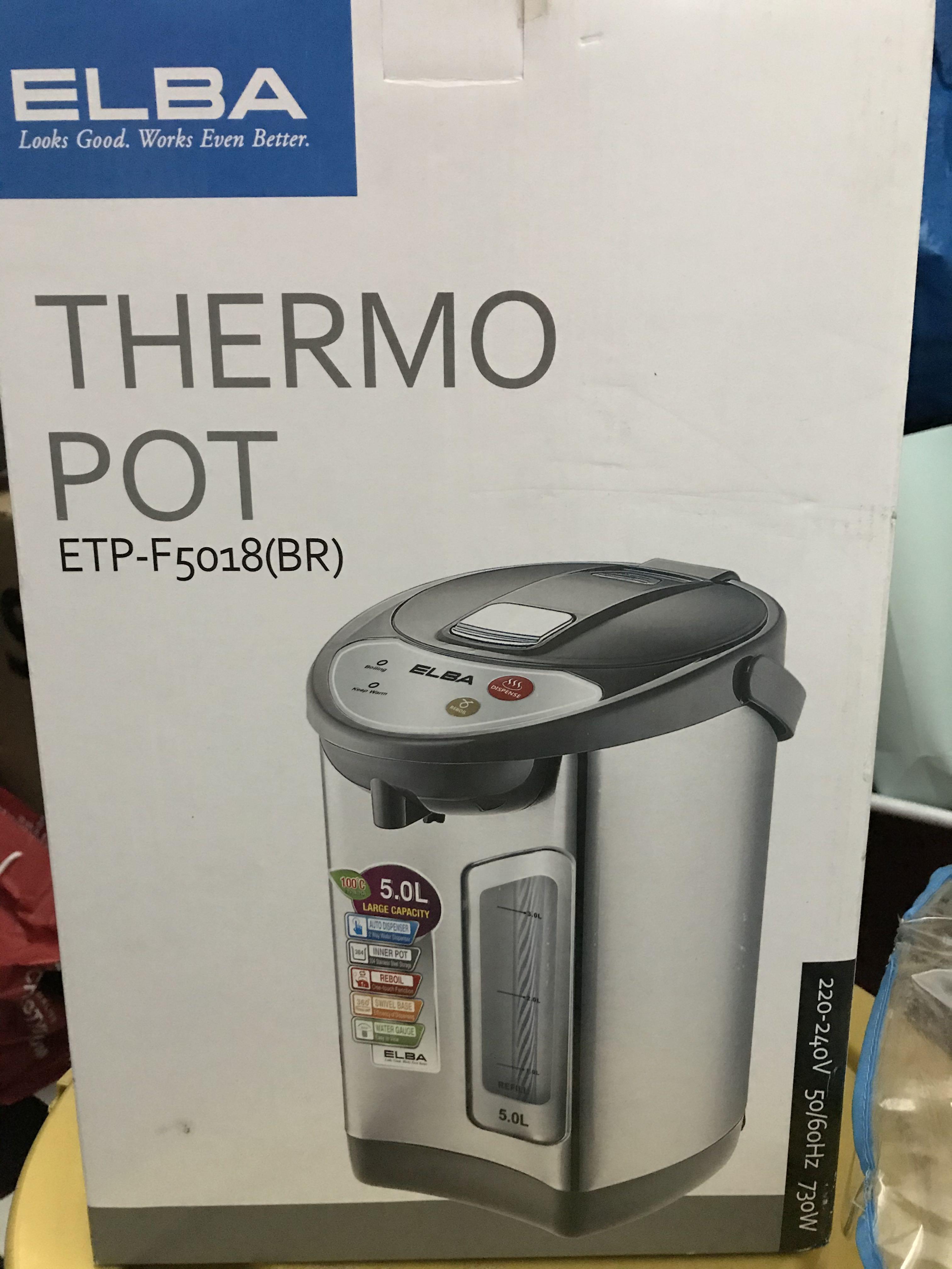 Elba Thermo Pot 5l Kitchen Appliances On Carousell