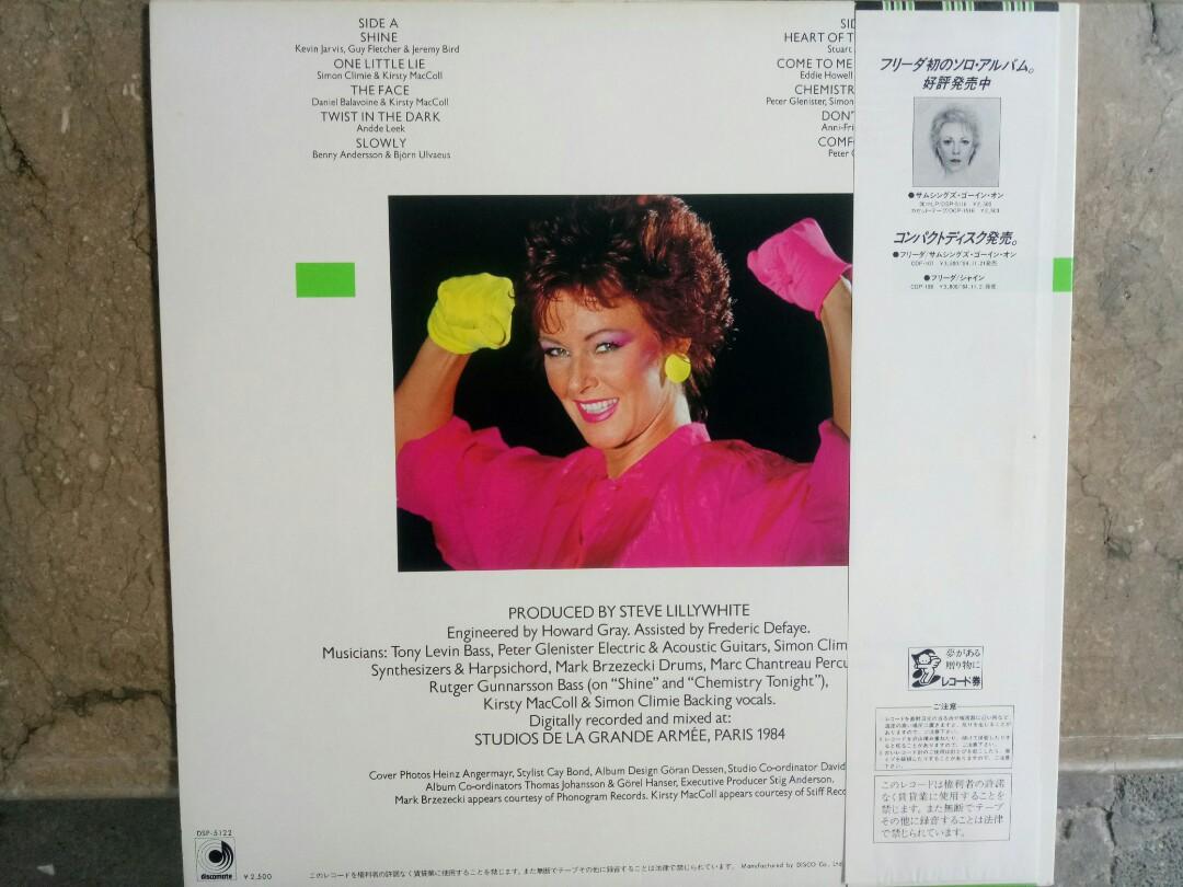 Frida LP Vinyl Plaka Turntable (Category: Vinyls) located in Manila. Submitted by kinganalog (Listing ID 1029284335, Image 2). Description: Frida LP Vinyl Shine album, cover VG+ with OBI strip, media EX condition, made in Japan. Shipping nationwide, payment via Unionbank or Palawan. COD is okay at buyer's account. Check out fb page Roots Analog..