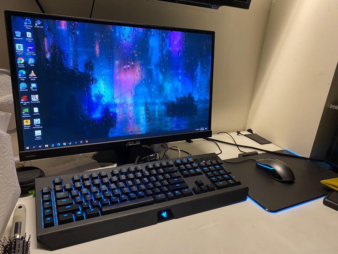 Gaming Pc Workstation Desktop Complete Set Computers Tech Desktops On Carousell
