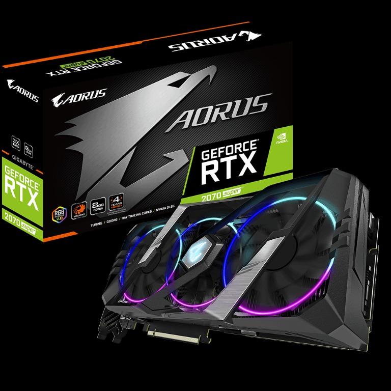 Gigabyte Aorus Geforce Rtx 2070 Super 8g Gv N207saorus 8gc Electronics Computer Parts Accessories On Carousell