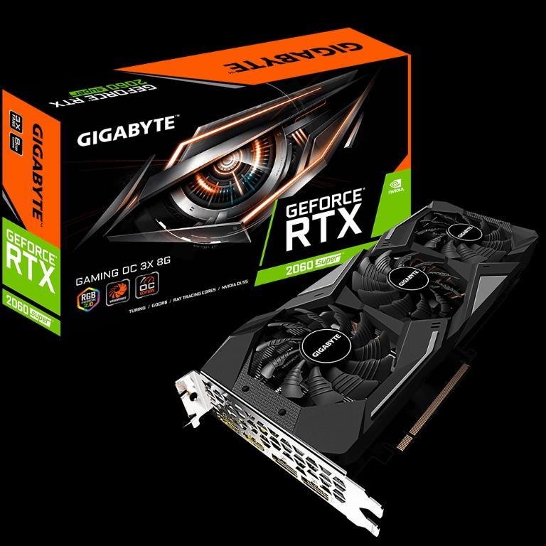Gigabyte Geforce Rtx 2060 Super Gaming Oc 3x 8g Gv N206sgaming Oc 8gd Electronics Computer Parts Accessories On Carousell