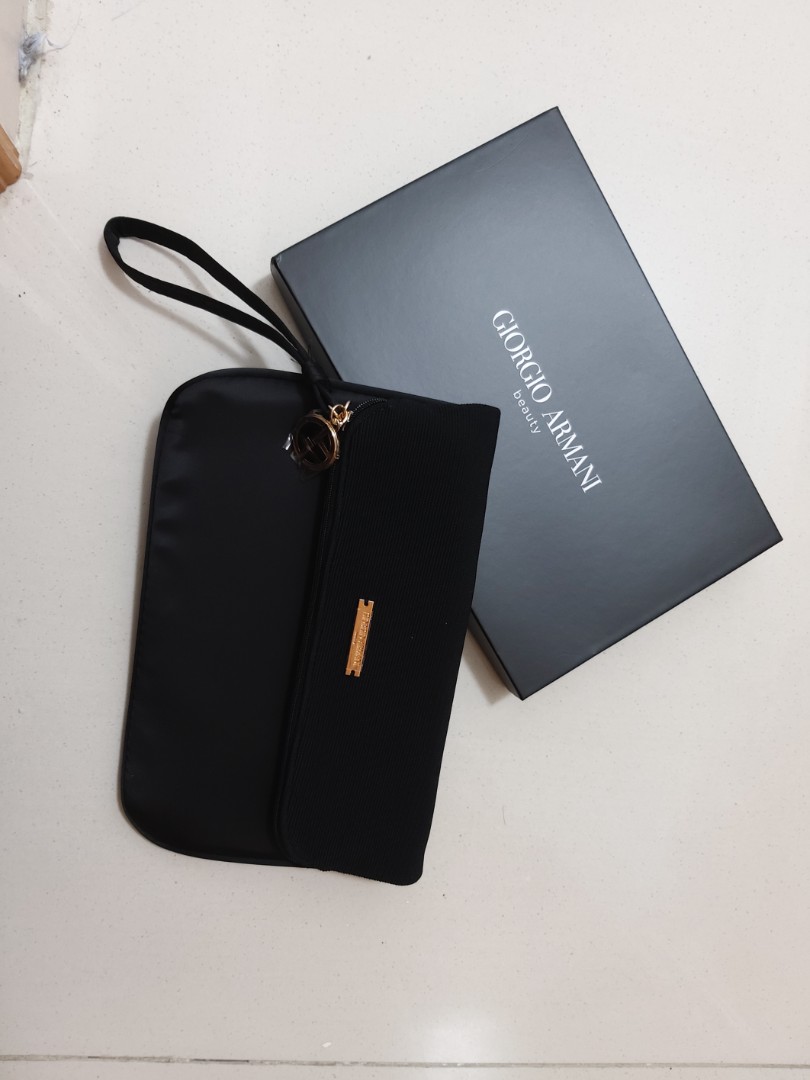giorgio armani pouch