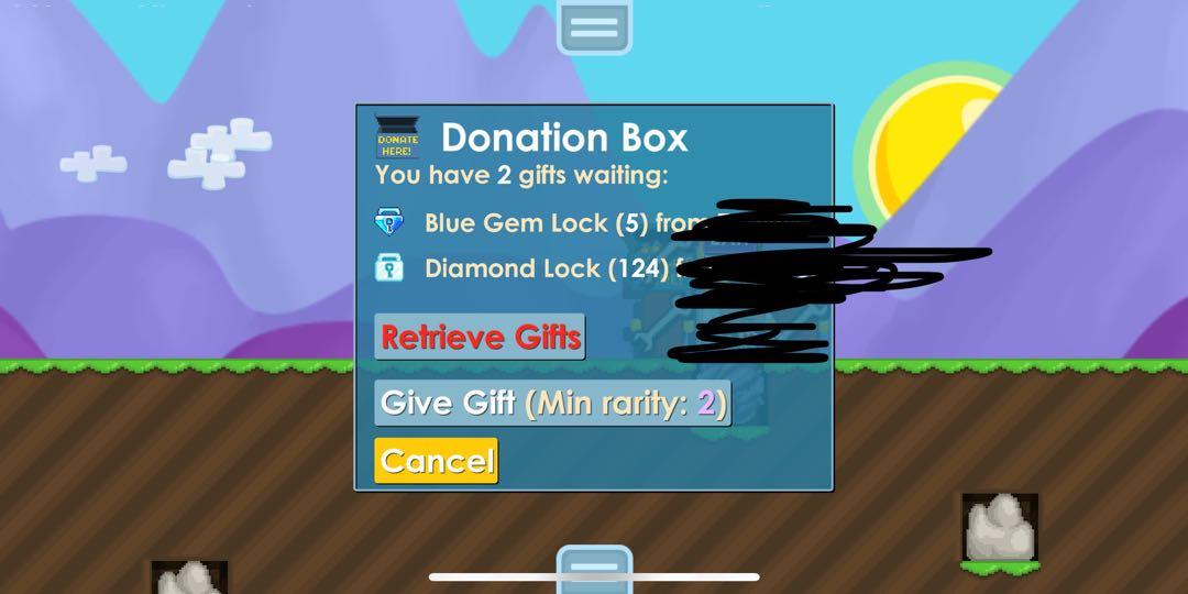 Growtopia Dls Video Gaming Gaming Accessories Game Gift Cards Accounts On Carousell - donate thanks1 roblox