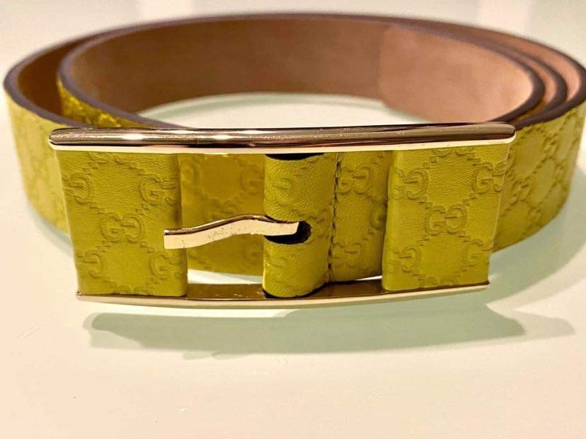 Gucci Yellow Belt