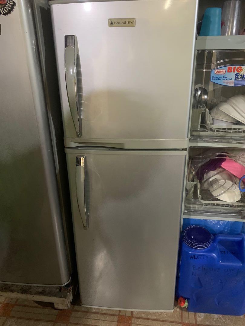 Hanabishi 2 Door Refrigerator Home Furniture Home Appliances Refrigerators And Freezers On Carousell