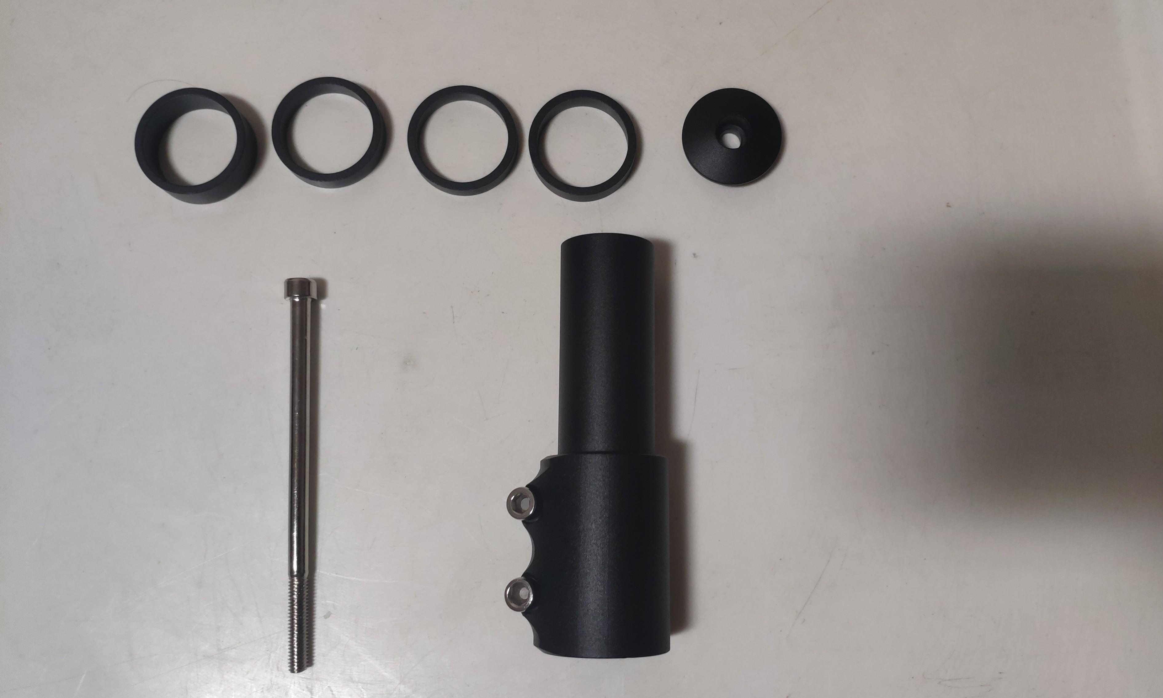 Handlebar stem riser (Category: Bicycles) located in Singapore. Submitted by jurong_west_sales (Listing ID 1028115107, Image 2). Description: Brand new Ready in stock Self collect free delivery Same day Courier ( $7) Descriptions: -Suitable For Mountain Bicycle To Rise Up The Handlebar Fork Stem. -Easy Installation, Just Connect Up The Original Front Fork Stem. -Material: Aluminum Alloy Meet up or free delivery.