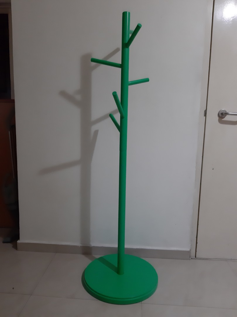 Hat & clothes wood stand (1.5m), Furniture & Home Living, Furniture
