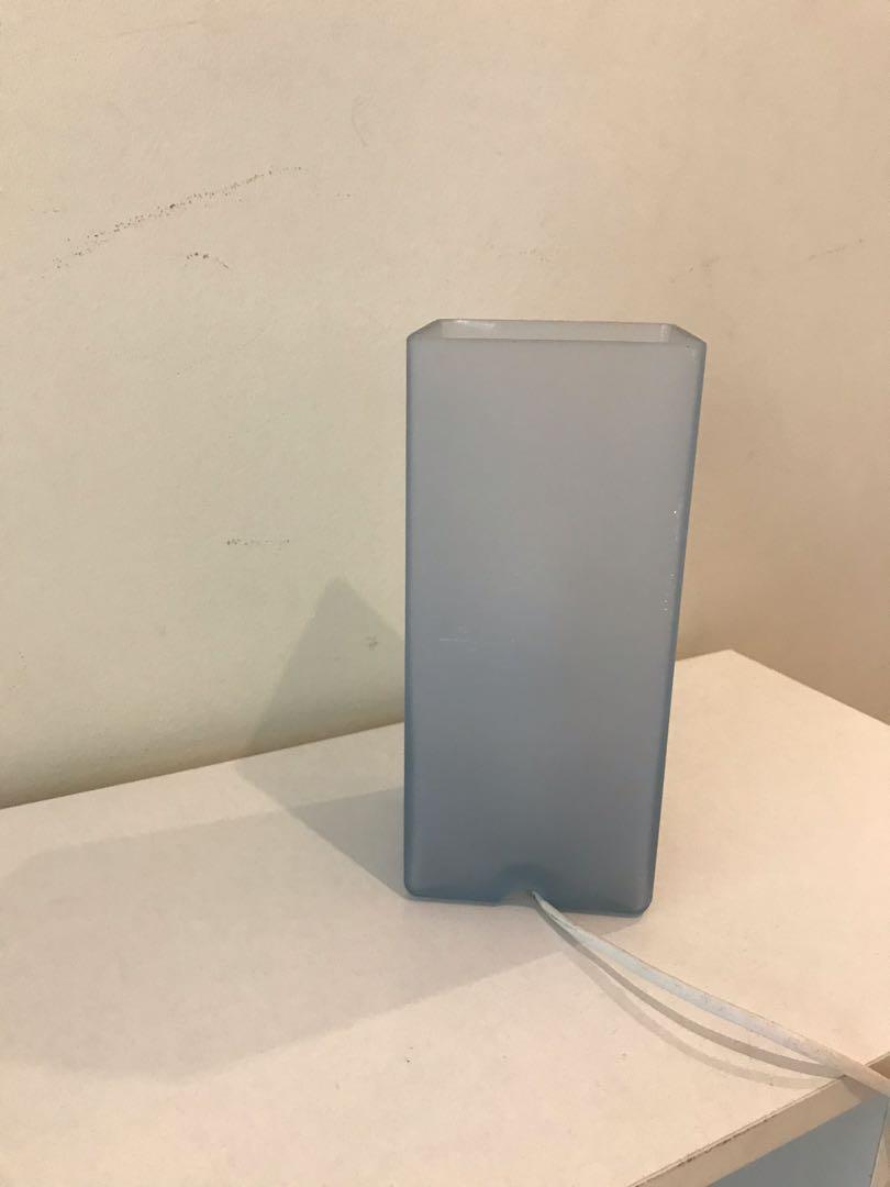 Ikea Grono Table Lamp Blue Desk Light Glass Furniture Home Decor Lighting Supplies On Carousell
