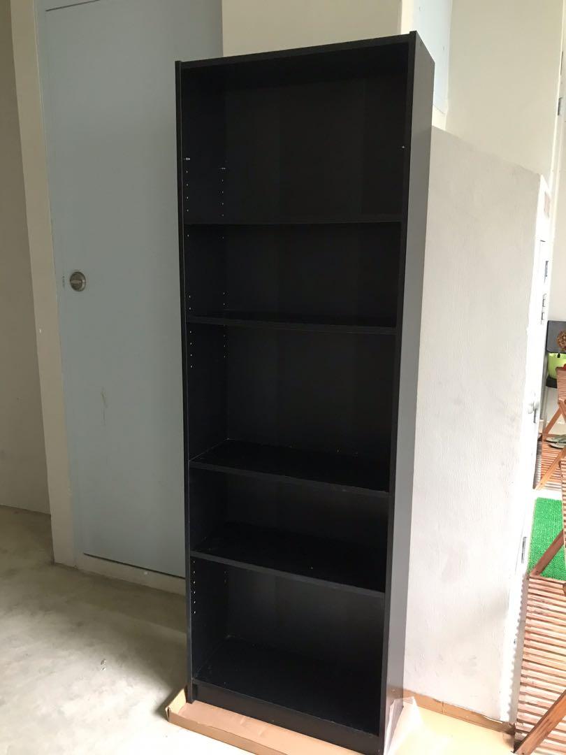 IKEA FINNBY Bookcase Shelves Storage Adjustable Height, Furniture