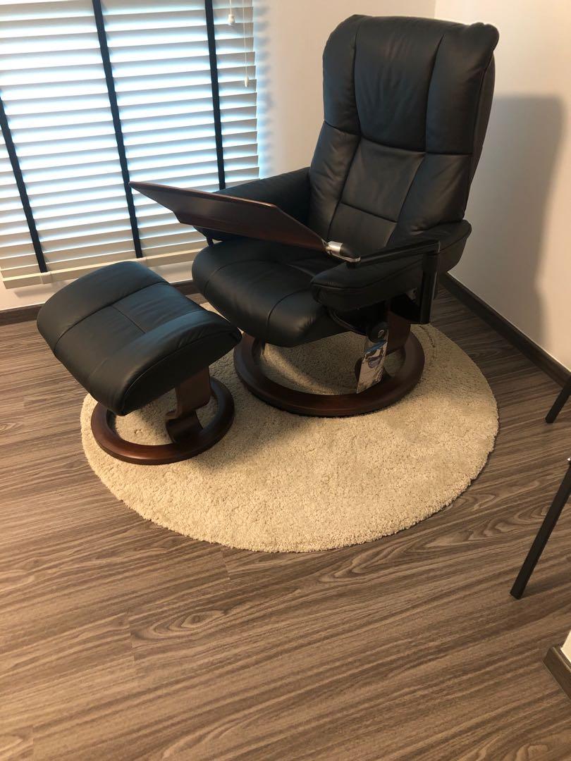 Ikea stoense round floor rug, Furniture & Home Living, Home Decor