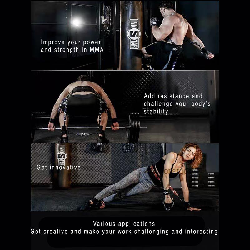 Innstar MultiFunctional Resistance Bands MMA Bodyweight Exercise