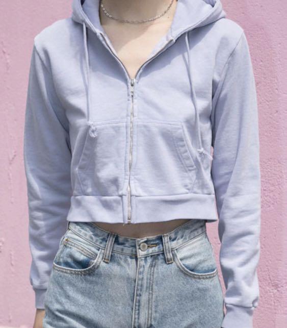 Periwinkle crystal hoodie outlet