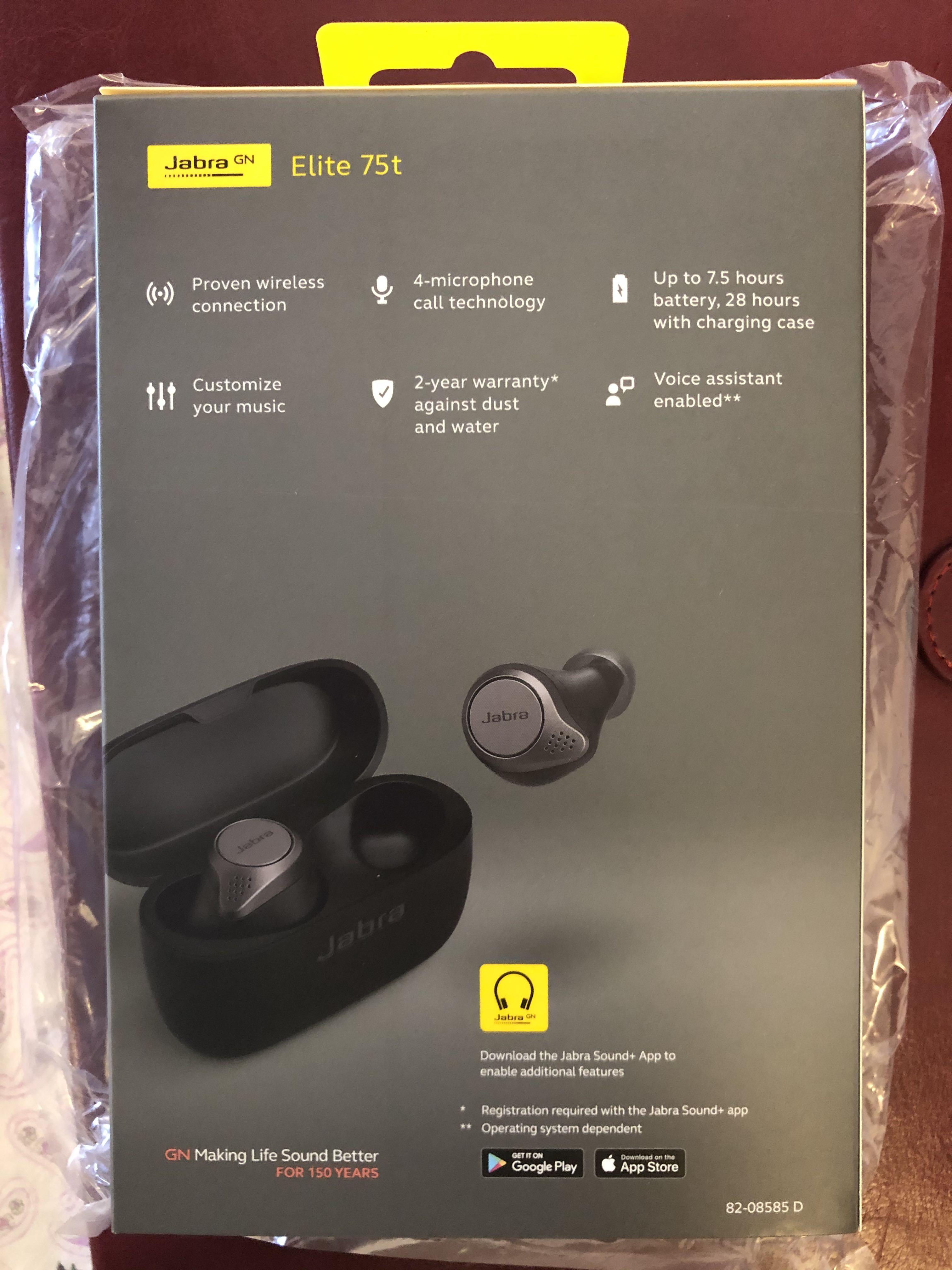Jabra Elite 75T , Audio, Earphones on Carousell