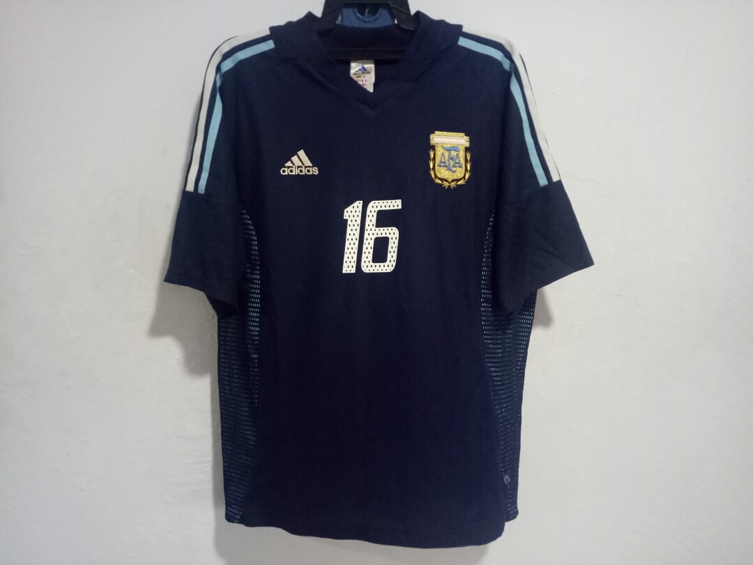 Jersey Argentina 2002-2003 Away Jersi Pablo Aimar 16, Men's Fashion,  Activewear on Carousell