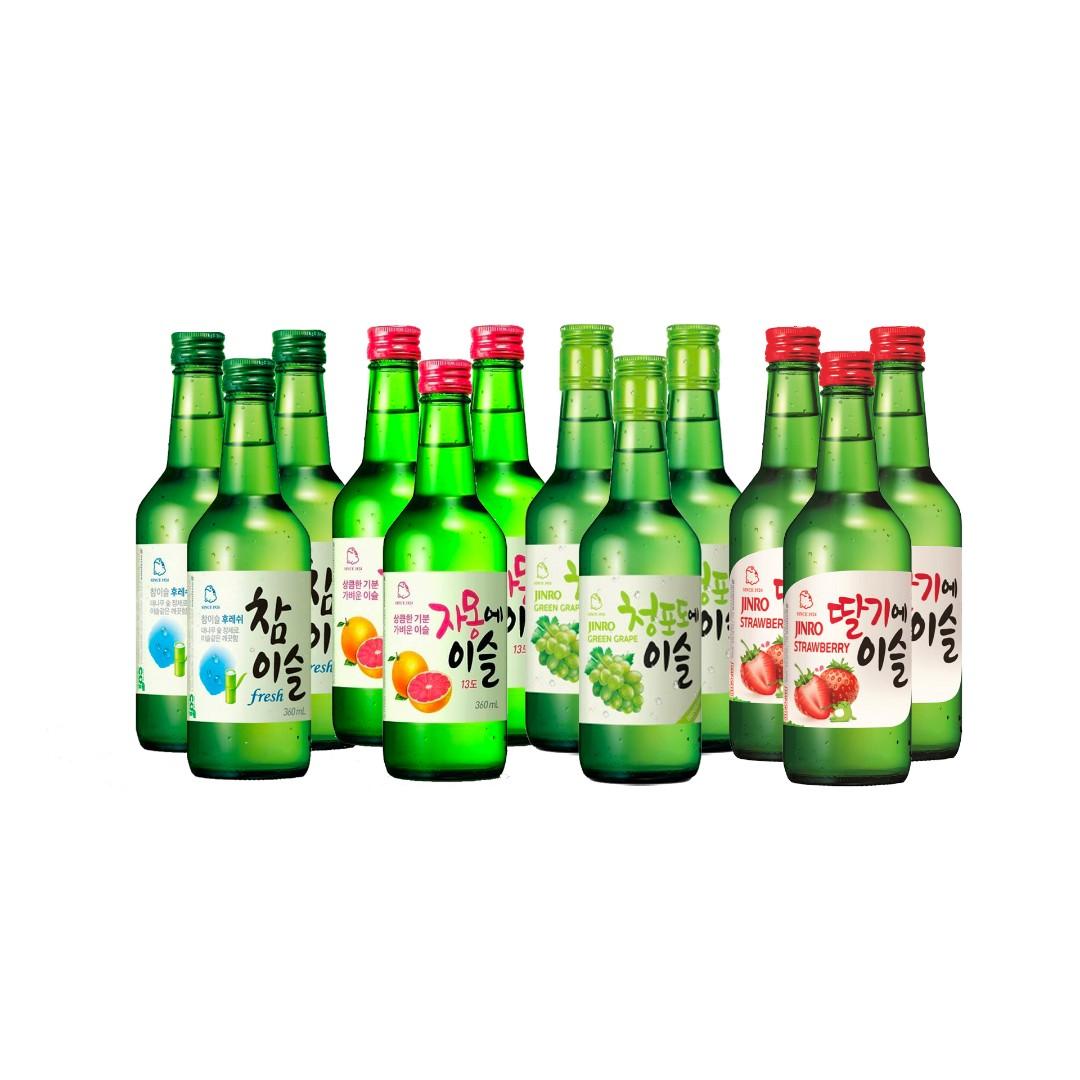 Jinro Soju 3 Bottles X 360ml Group Buy Food Drinks Beverages On Carousell