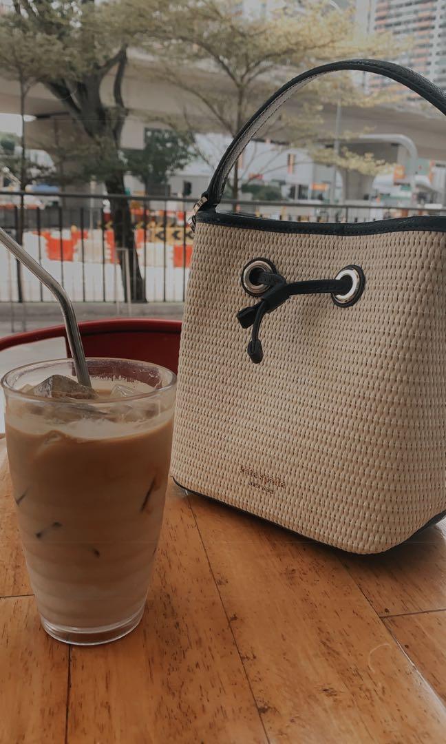 kate spade small bucket eva