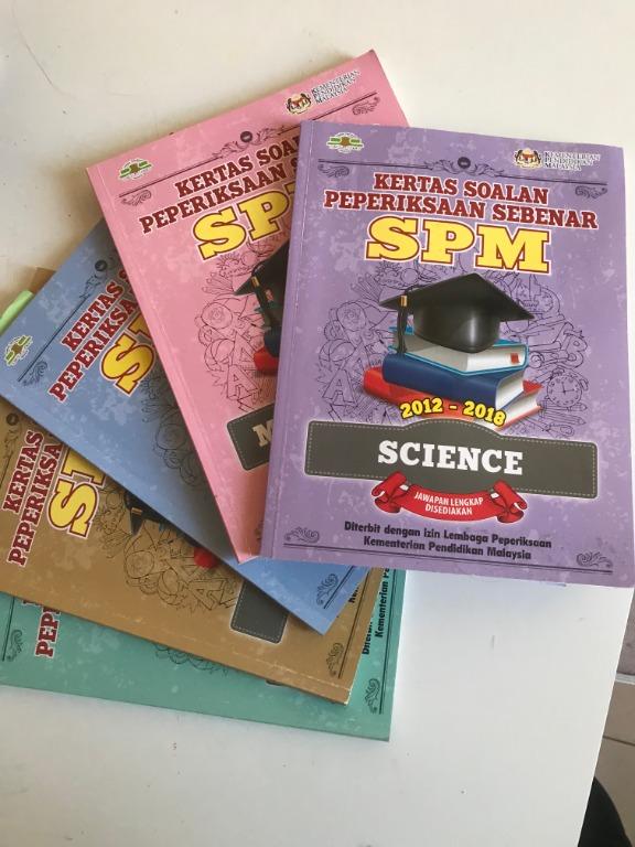 Kertas Soalan Peperiksaan Sebenar Spm 2012 2018 Books Stationery Books On Carousell