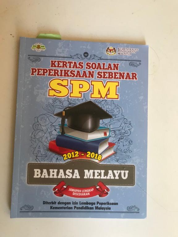 Kertas Soalan Peperiksaan Sebenar Spm 2012 2018 Books Stationery Books On Carousell