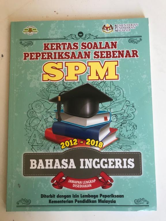 Kertas Soalan Peperiksaan Sebenar Spm 2012 2018 Books Stationery Books On Carousell
