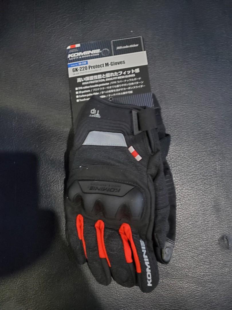 Komine GK 220 Motorcycle Gloves Shopee Motorbikes Motorbike Parts Accessories Helmets and other Riding Gears on Carousell