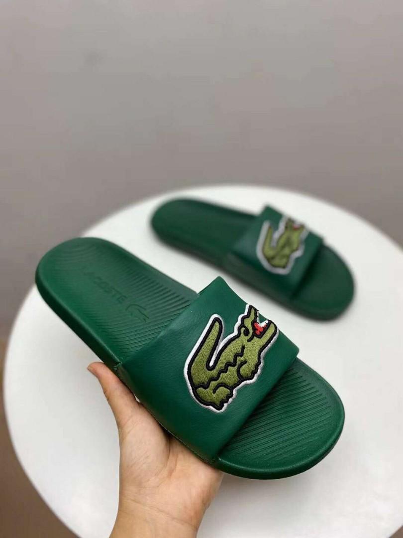 lacoste slip on slippers