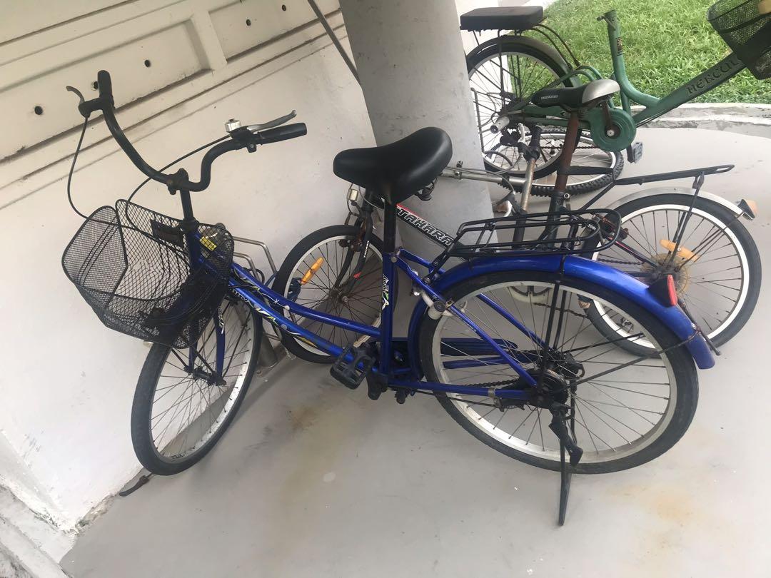 Ladies City Style Blue Bike With Basket Bicycles Pmds Bicycles Road Bikes On Carousell