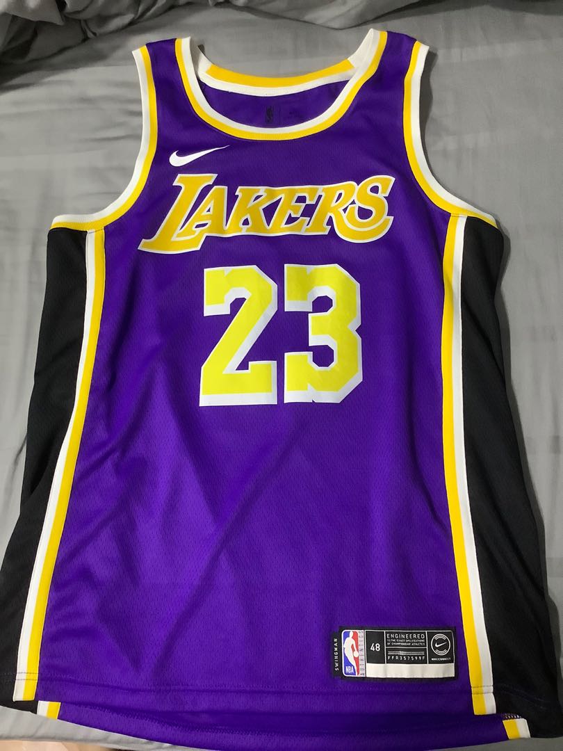 lebron statement jersey lakers
