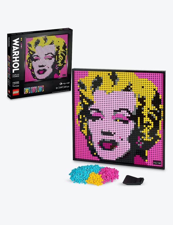 LEGO LEGO® Art 31197 Andy Warhol’s Marilyn Monroe set, 興趣及遊戲, 玩具 & 遊戲類 ...