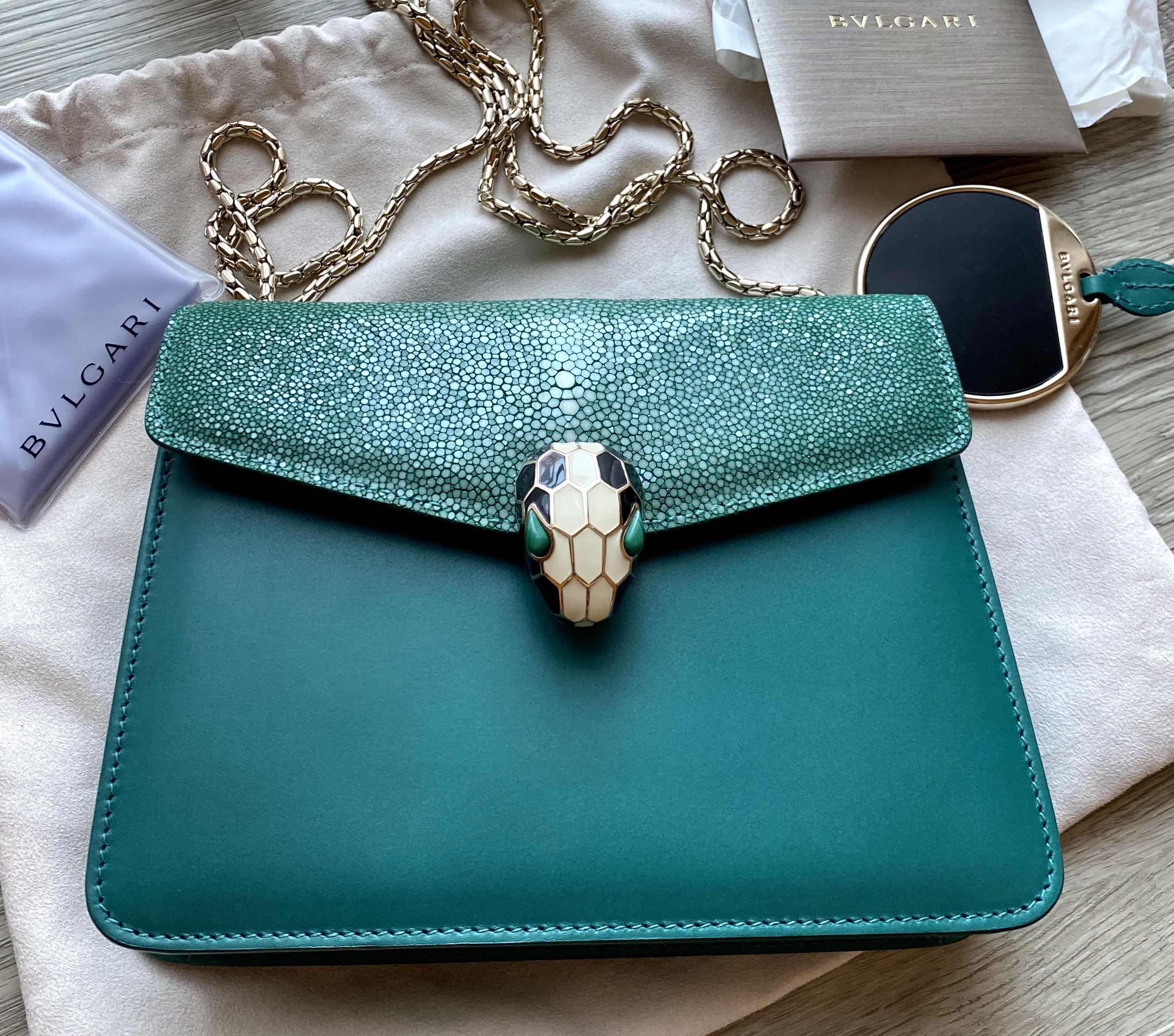 50 Off SG retail price LNIB Bvlgari serpenti forever bag