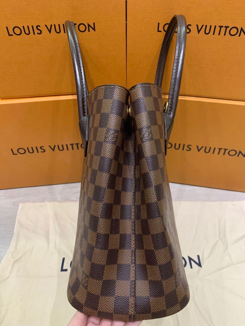Louis Vuitton Kensington Tote Brown Leather