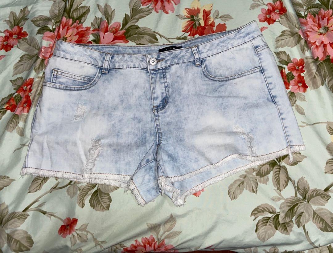 maong short pants