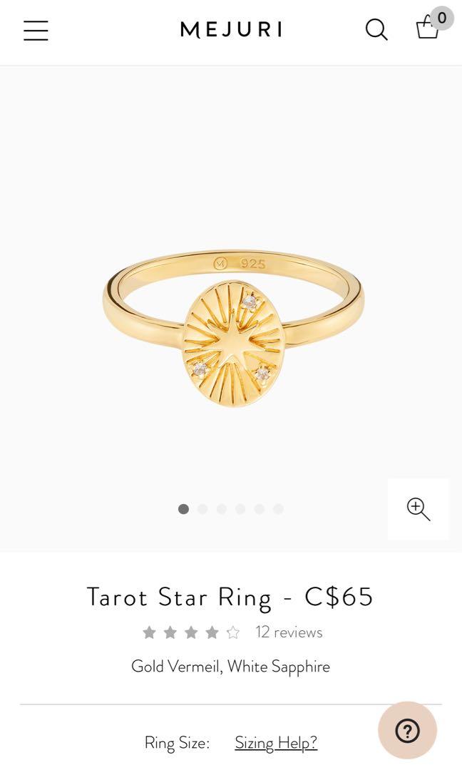 Mejuri Tarot Star Ring Women s Fashion Jewelry on Carousell