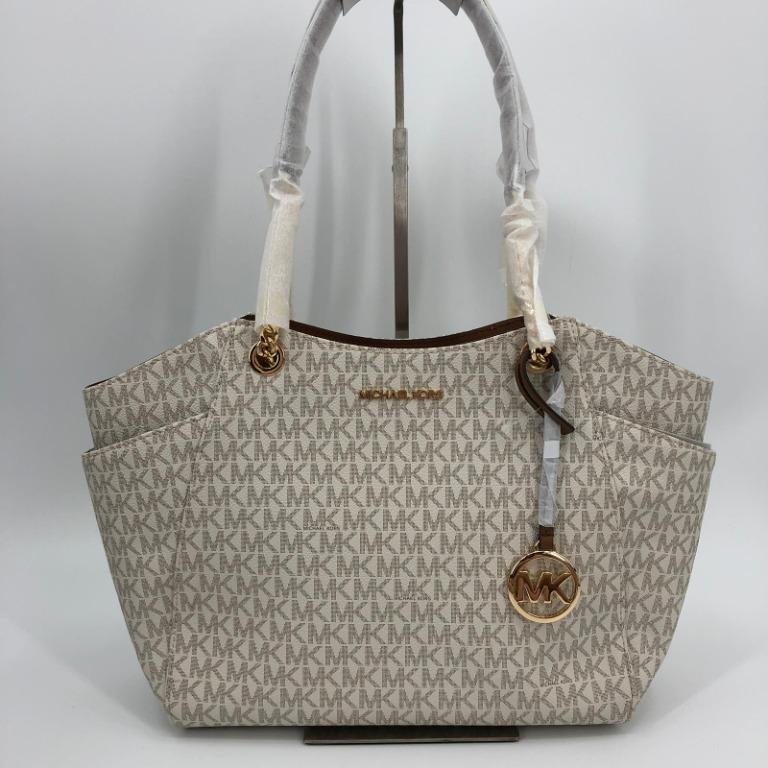 michael kors jet set tote vanilla