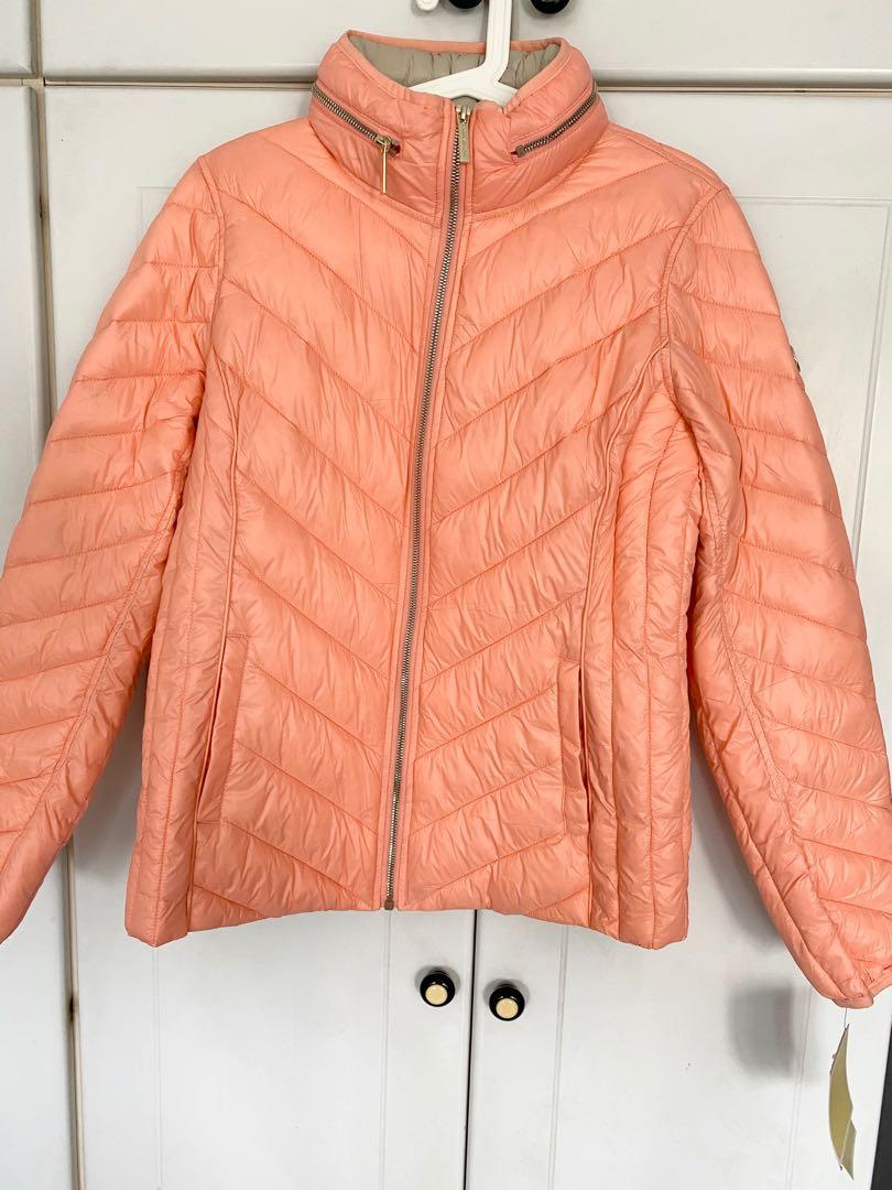 orange michael kors coat