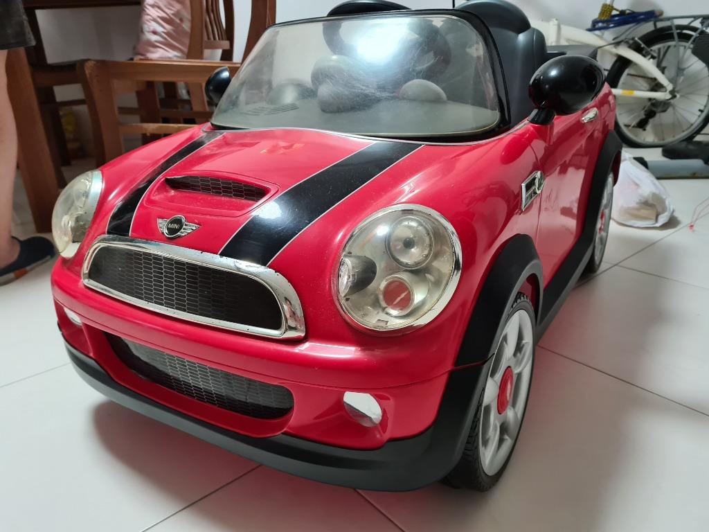 Mini Cooper S Electric toy car, Hobbies & Toys, Toys & Games on Carousell