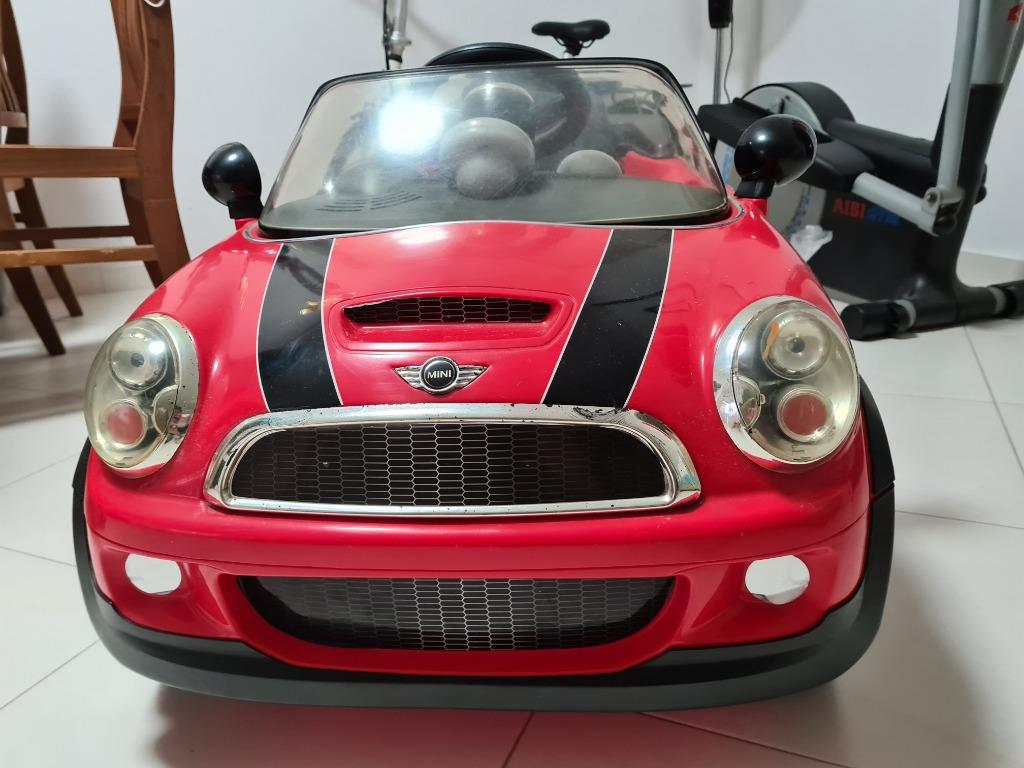 Mini Cooper S Electric toy car, Hobbies & Toys, Toys & Games on Carousell