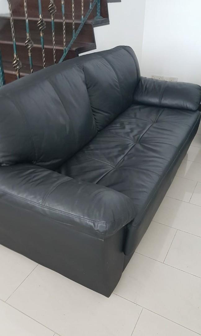 Moving out sales Sofa 2 seater and 3 seater with table, Furniture