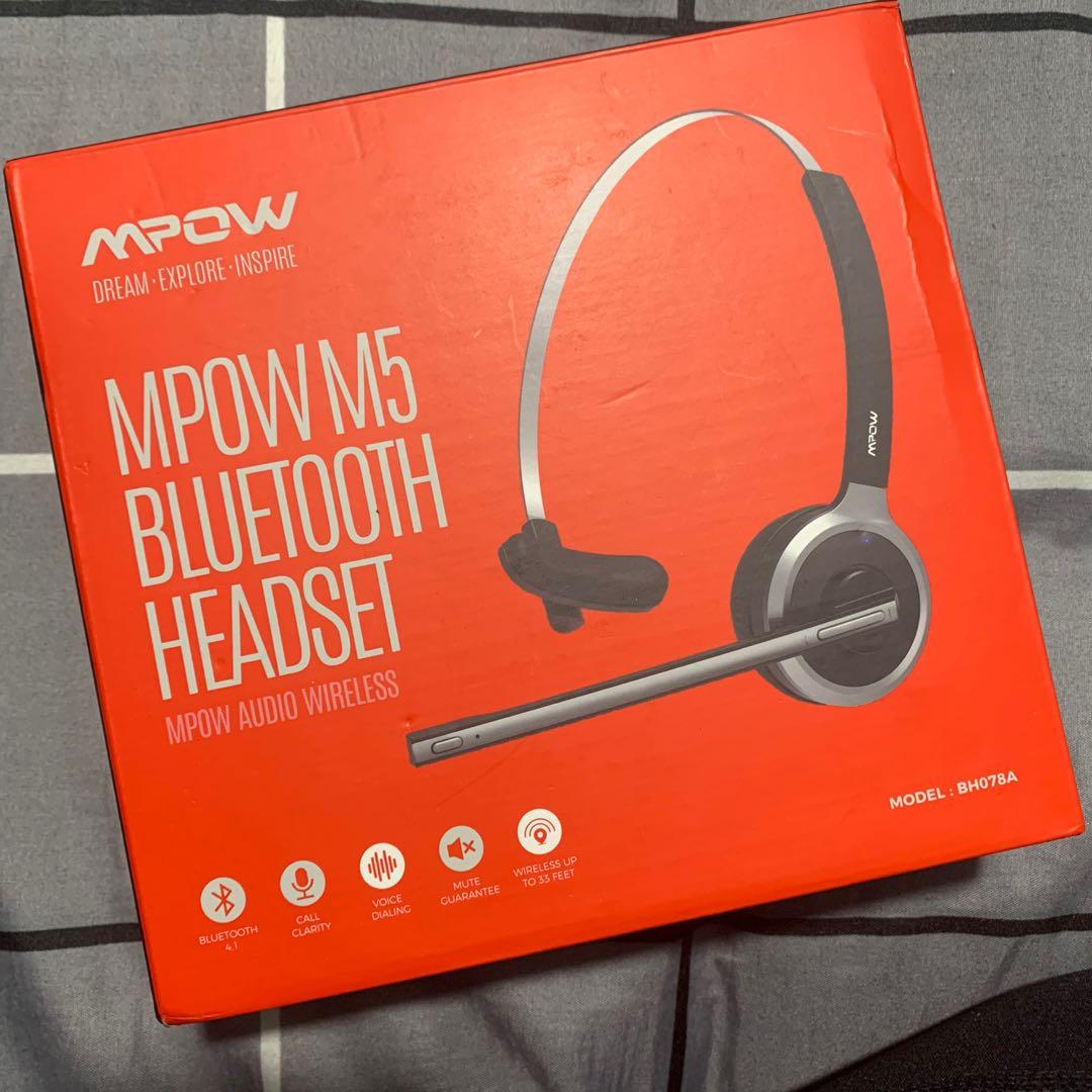 mpow m5 pro bluetooth headset pairing