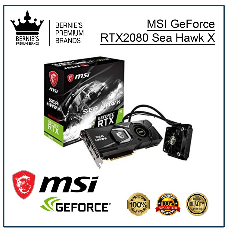 MSI GeForce RTX2080 Sea Hawk X Computers Tech Parts Accessories Computer Parts on Carousell