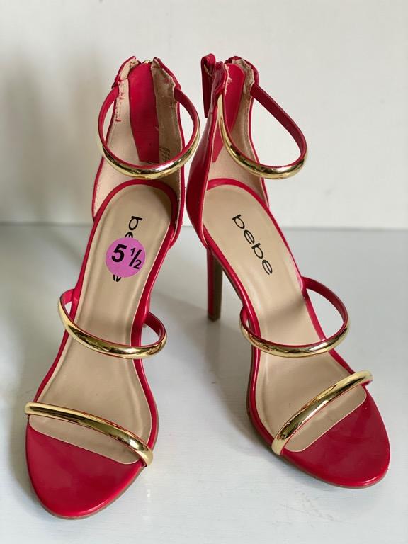 Bebe berdine strappy stiletto sandal top