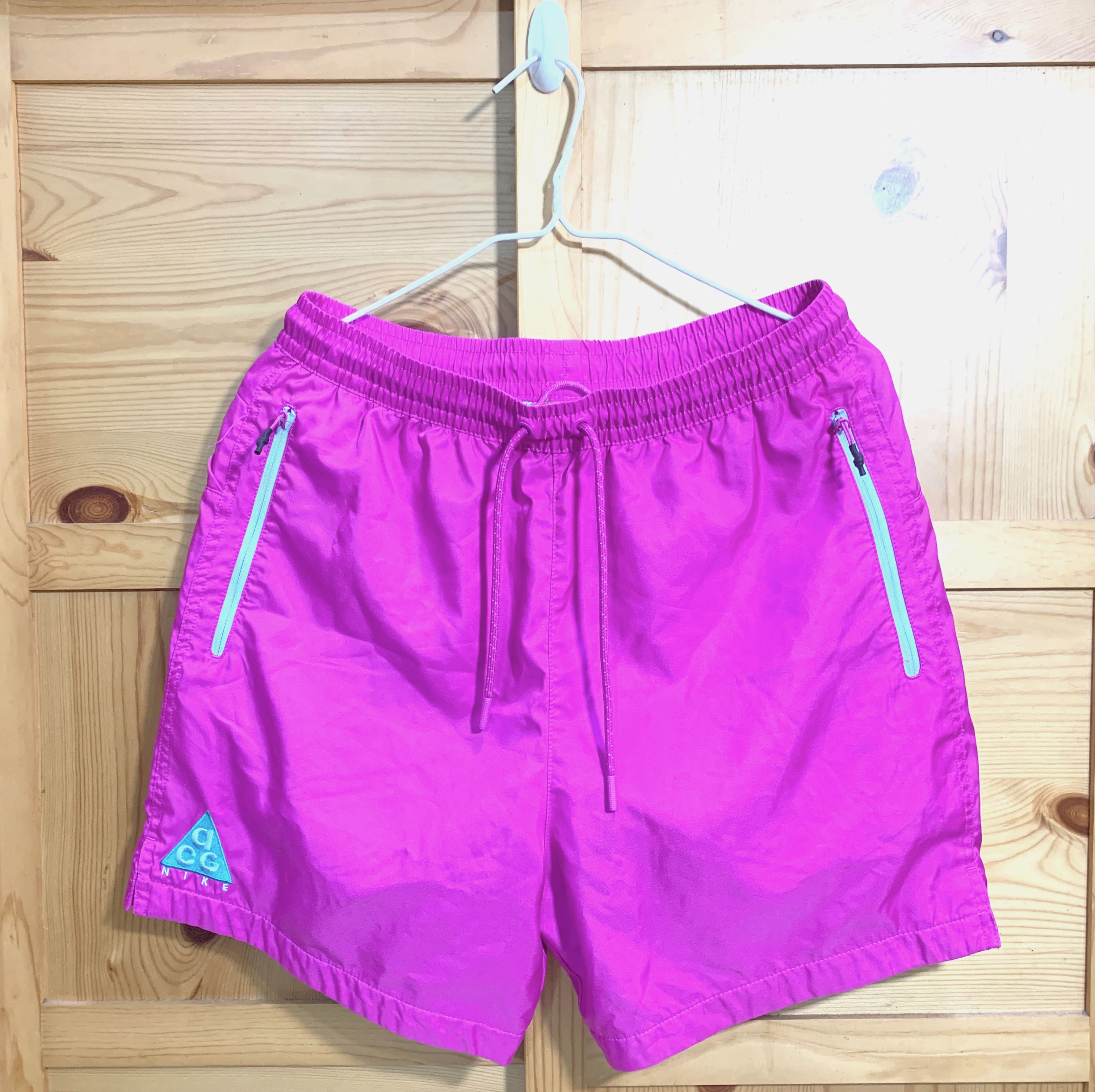 nike acg pink shorts