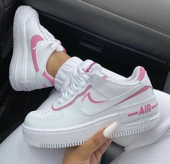 Nike Air Force 1 Shadow White/Pink 