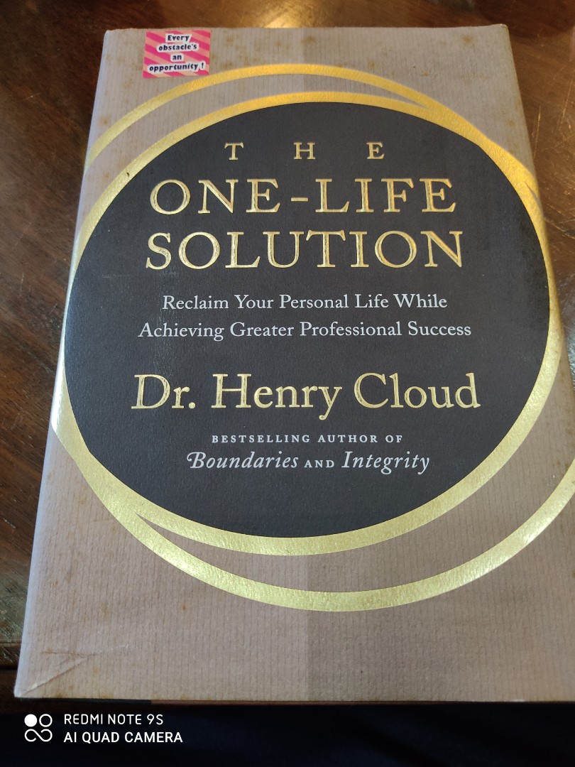 One Life Solution Book Books Stationery Books On Carousell