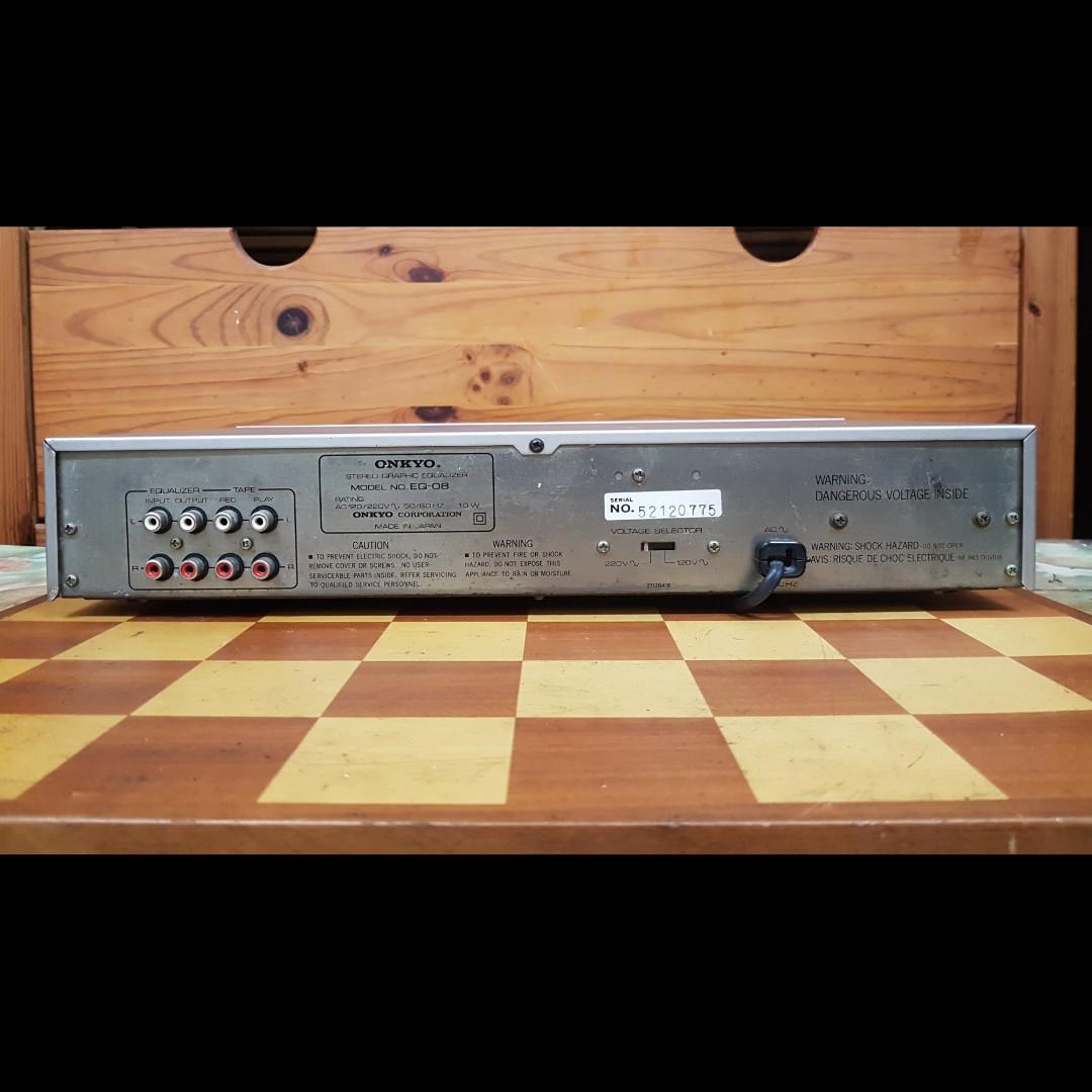 ONKYO Stereo Graphic Equalizer (EQ08), Audio, Portable Music Players