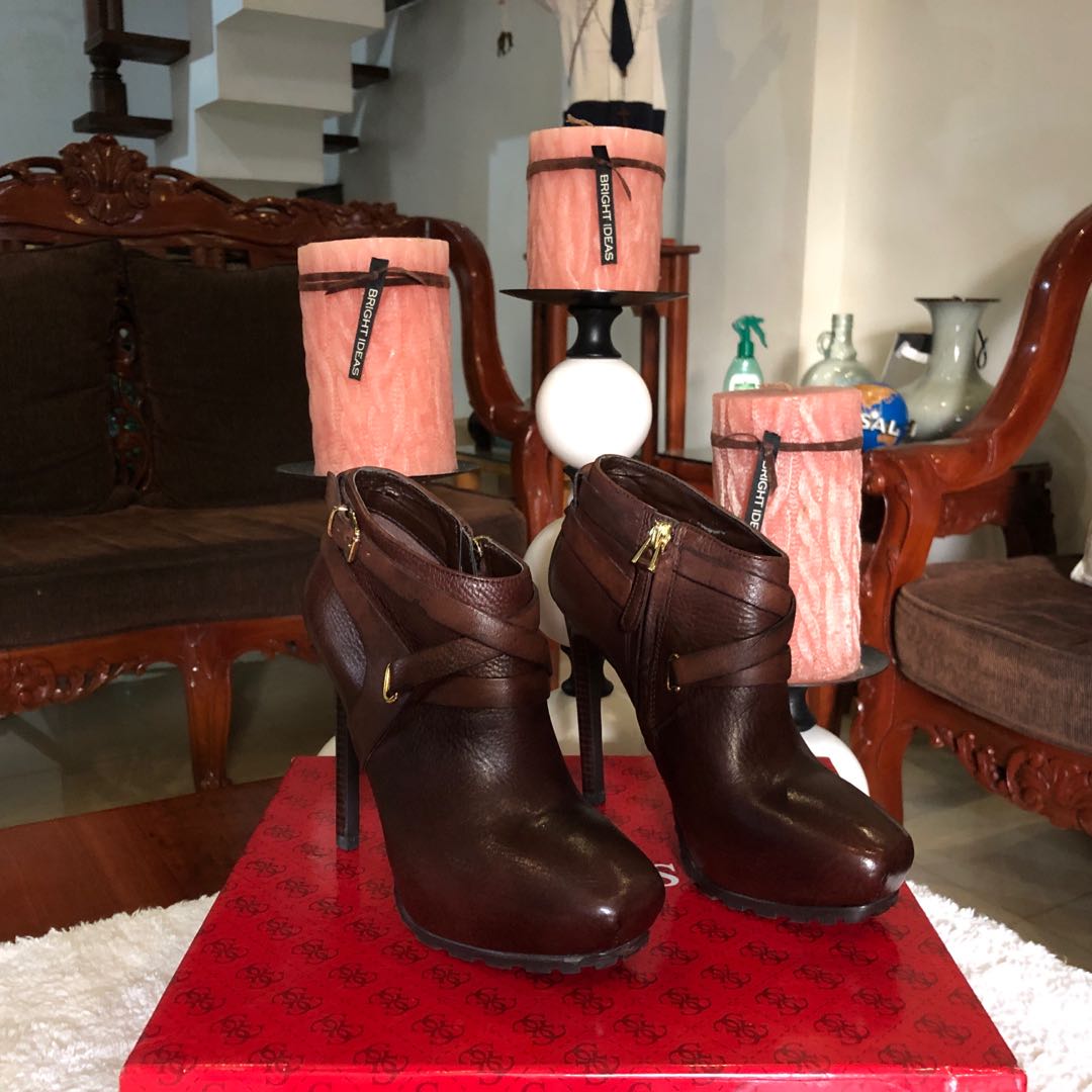 guess leather boots