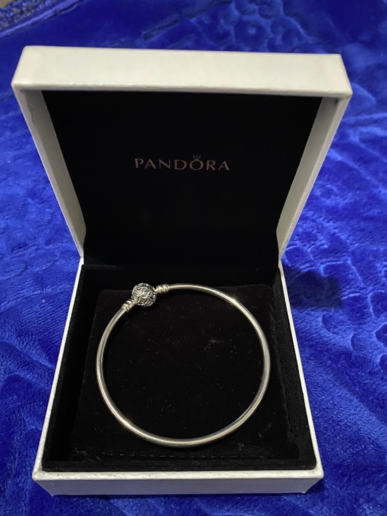 PANDORA Women Silver Celebration Bangle Limited Edition