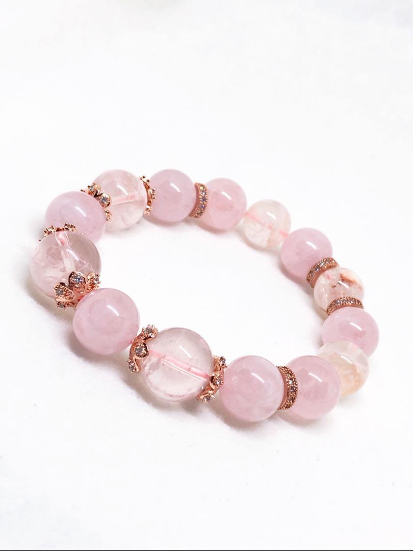 Real rose shop quartz bracelet